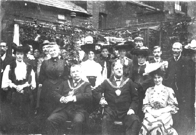 Party in Mrs Leo Grindon's garden